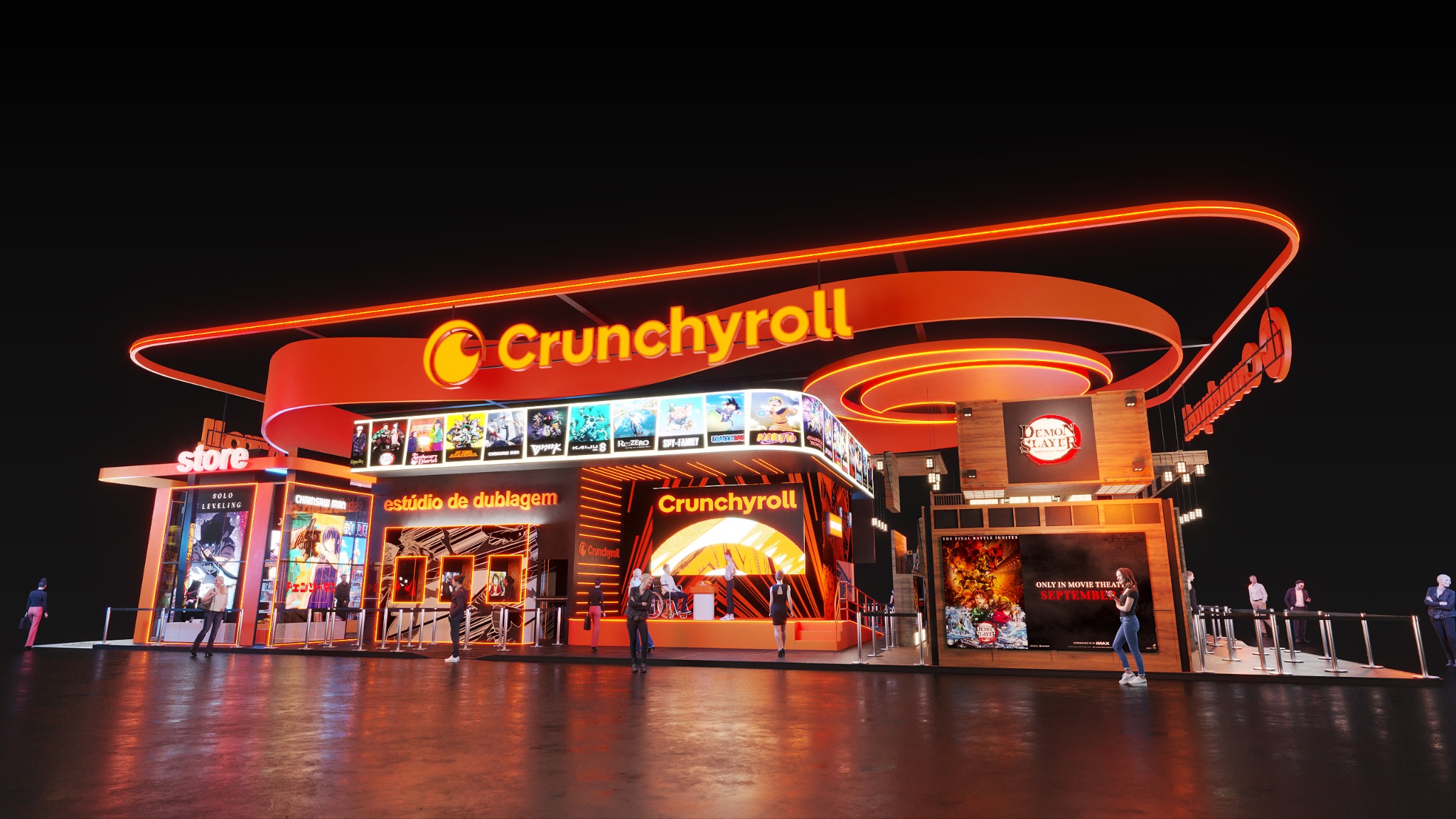 CRUNCHYROLL · CCXP — Estande · Store · Experiência — imagem 2