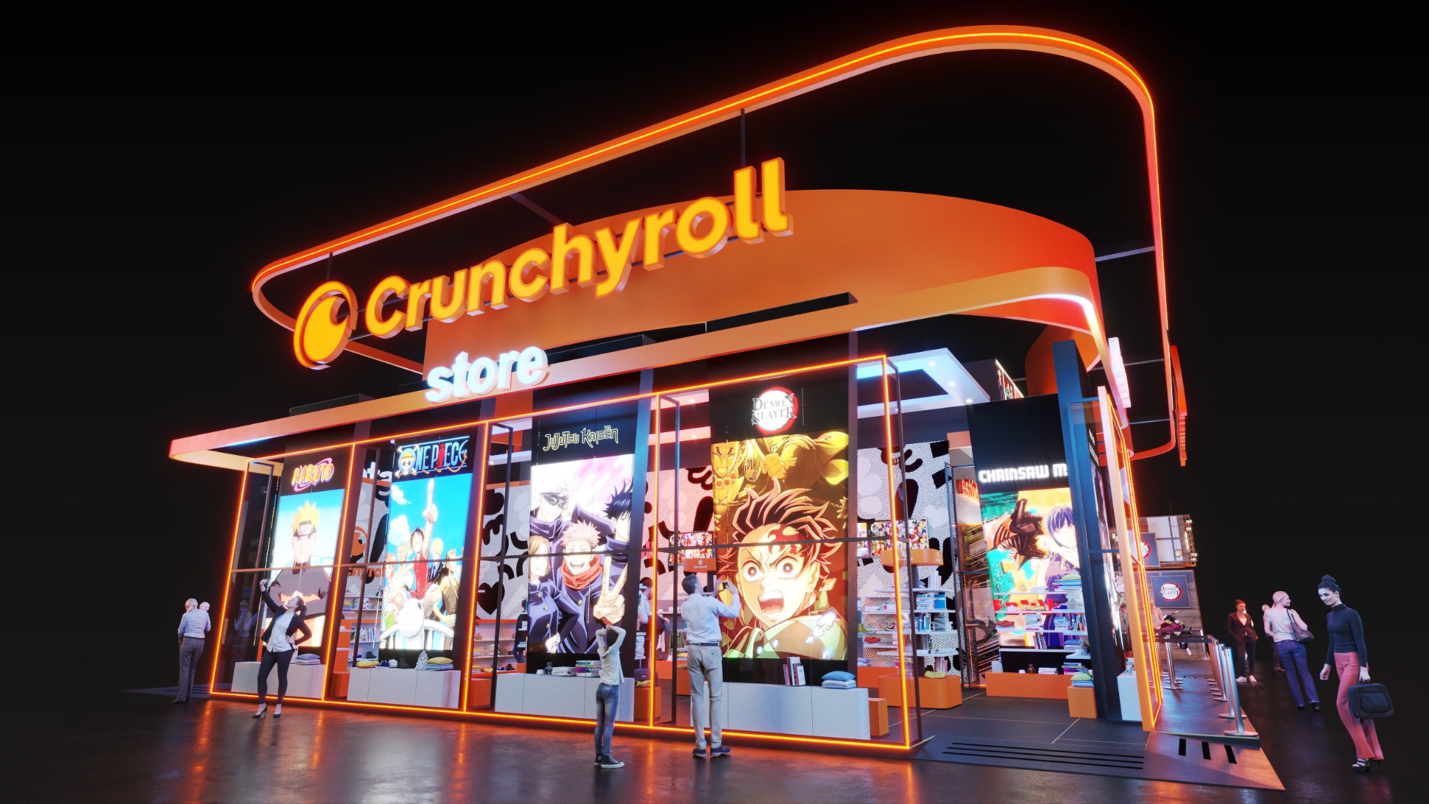 CRUNCHYROLL · CCXP — Estande · Store · Experiência — imagem 3