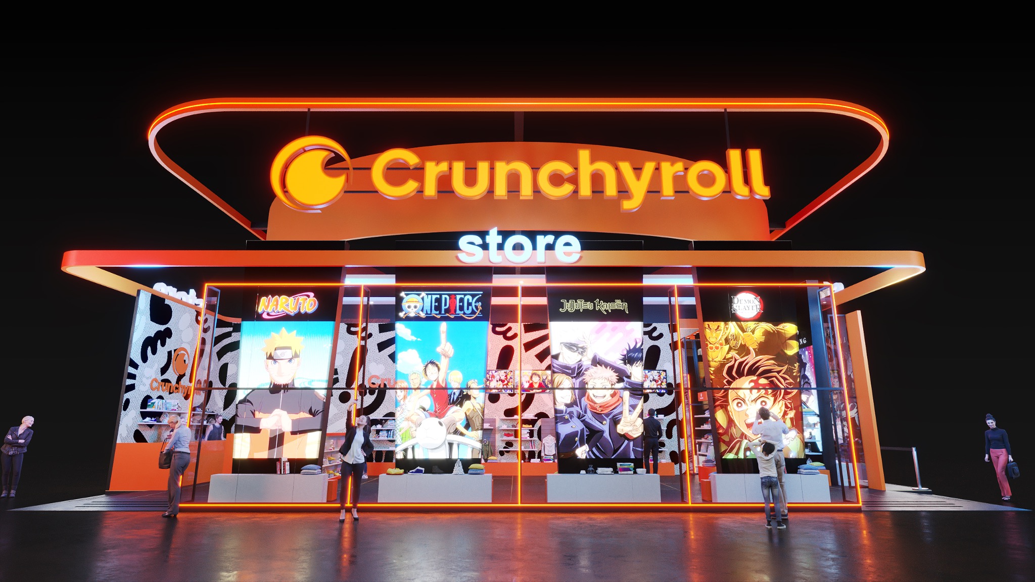 CRUNCHYROLL · CCXP — Estande · Store · Experiência — imagem 4