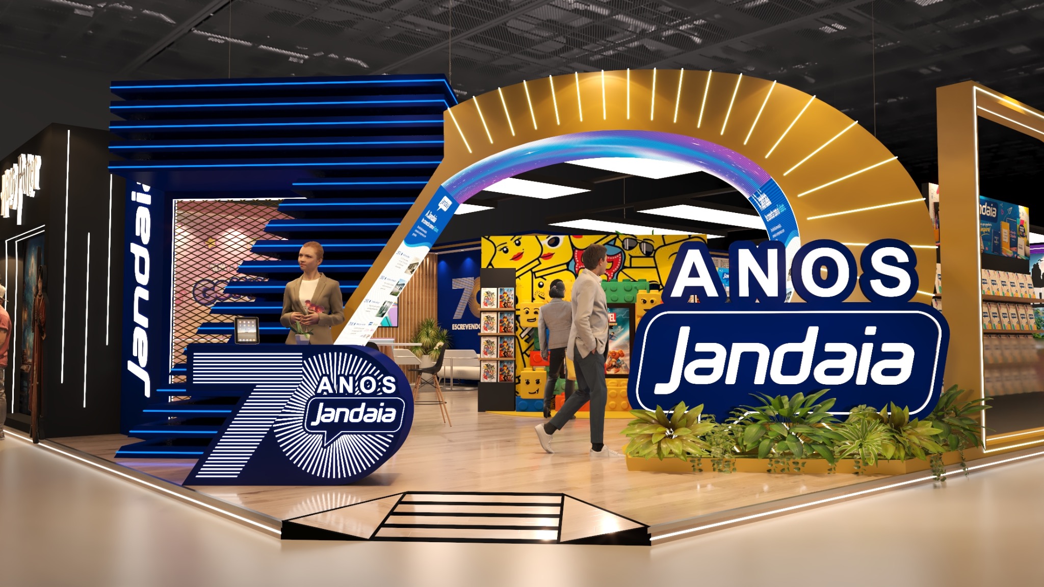 JANDAIA · ESCOLAR 2026 — 70 anos · Estande · Brand Experience — imagem 1